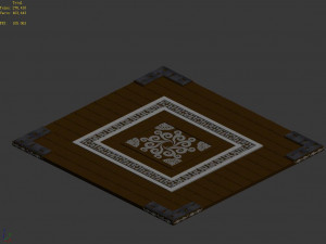 shabak-square ground carving 3D-Modell