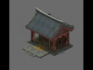 mysterious religion-shrine 12 3D Model