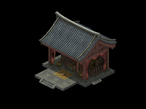 mysterious religion-shrine 12 3D Модель