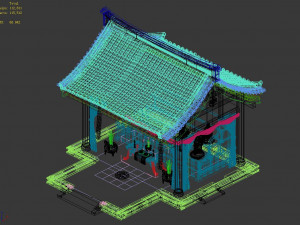 mysterious religion-shrine 12 3D Модель