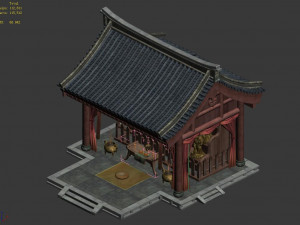 mysterious religion-shrine 12 3D Модель