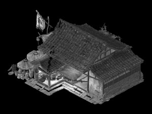 life-ancient town-tourism-grocery store 01 Modelo 3D