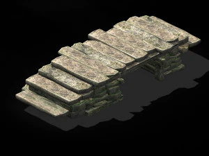 stone bridge-ping bridge 12 3D Model