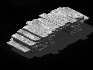 stone bridge-ping bridge 12 3D Model