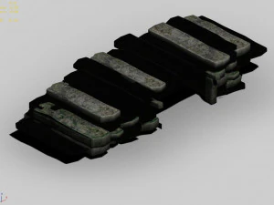 stone bridge-ping bridge 12 3D Model