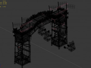 ancestor mountain-tianmen-intermediate gate 12 Model 3D