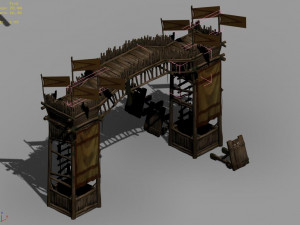 ancestor mountain-tianmen-intermediate gate 12 Model 3D