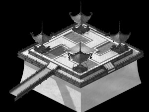temple palace-tiangong pavement 01 3D 模型