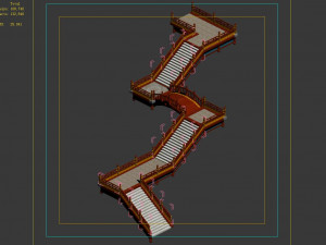temple palace-tiangong pavement 03 3D Model