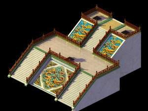 temple palace-tiangong pavement 04 3Dモデル