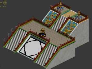 temple palace-tiangong pavement 04 3Dモデル