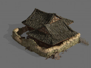 song dynasty-architecture-abandoned house 75 3D Model