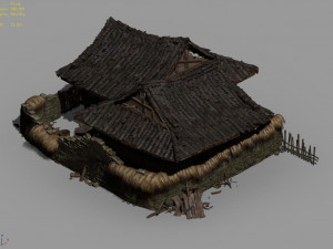 song dynasty-architecture-abandoned house 75 3D 模型