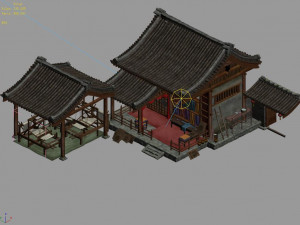 song dynasty-silk workshop 01 Model 3D