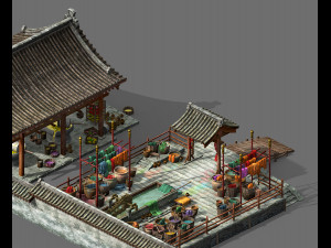 song dynasty-silk workshop 02 3D Model