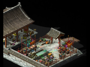 song dynasty-silk workshop 02 3D Model