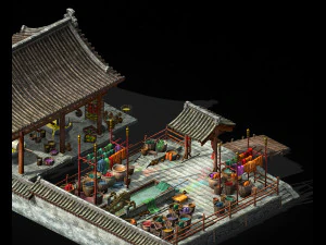 song dynasty-silk workshop 02 3D Model