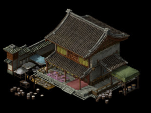 song dynasty-silk workshop 03 Model 3D