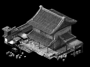 song dynasty-silk workshop 03 Model 3D