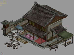 song dynasty-silk workshop 03 Model 3D