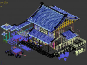 song dynasty-silk workshop 03 Model 3D