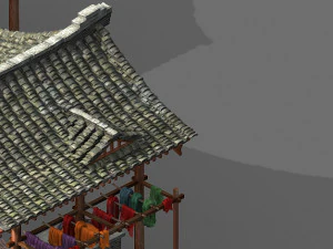 Laboratorio di seta della dinastia Song 04 Modello 3D