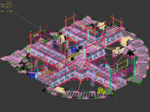 song dynasty-silk workshop-central dyeing pond 3D Model