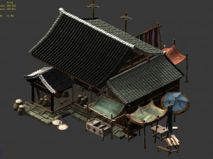 song dynasty-small town-midian 12 3D 모델