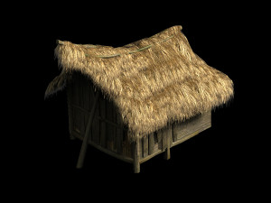 song dynasty-small town-folk house 02 3D मॉडल
