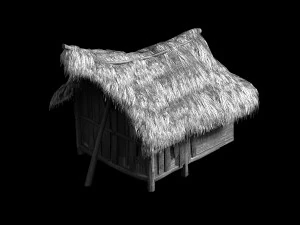 song dynasty-small town-folk house 02 3D Model