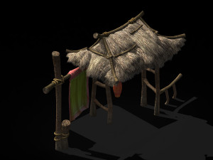song dynasty-small town-folk house 07 Modelo 3D