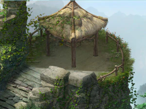 सांग राजवंश-छोटा शहर-लोक घर 08 3D मॉडल