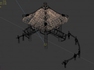 song dynasty-small town-folk house 08 3D 模型