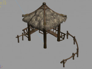 song dynasty-small town-folk house 08 3D 模型