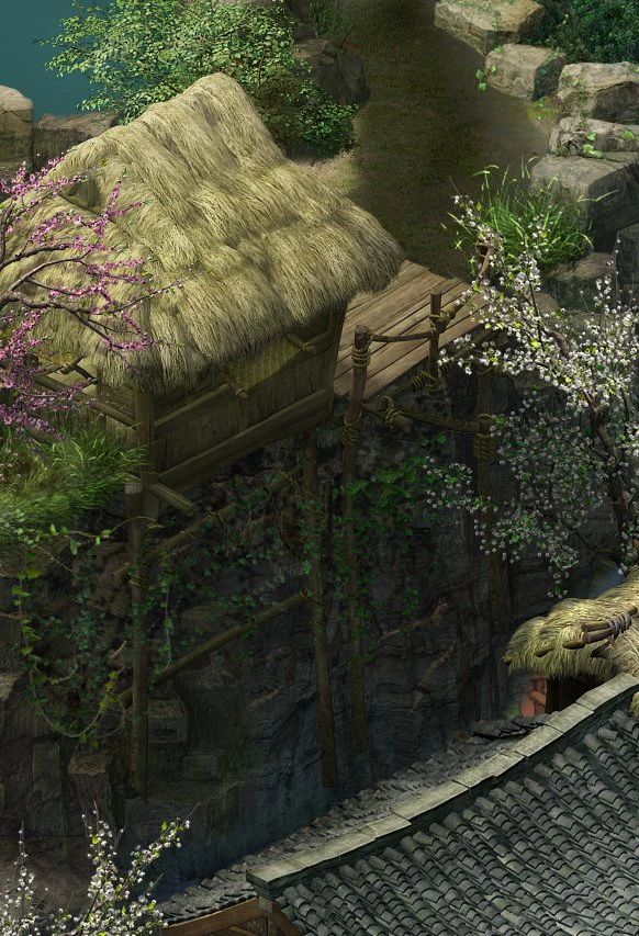 song dynasty-small town-folk house 09 3D Model .c4d .max .obj .3ds .fbx .stl .blend 