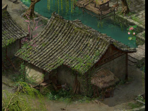 गीत राजवंश-छोटा शहर-घर 22 3D मॉडल