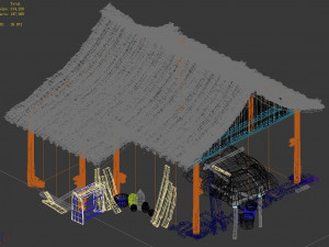song dynasty-small town-house 22 3D Model