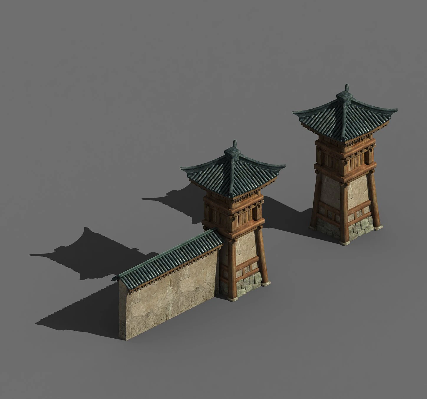 tower 025 3D Model .c4d .max .obj .3ds .fbx .stl .blend 