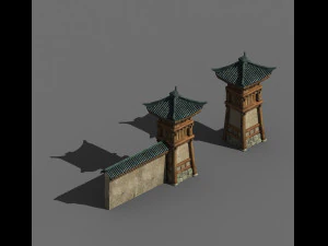 타워 025 3D 모델