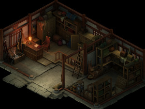 tang dynasty-bodyguard company-escort warehouse 3D मॉडल