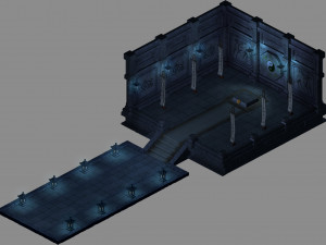 tang dynasty-tomb-indoor 3D Model