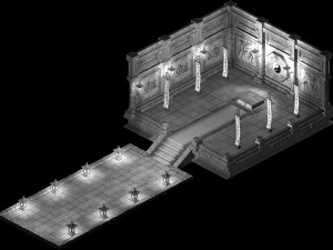 tang dynasty-tomb-indoor 3D Model