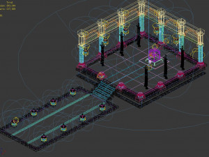 tang dynasty-tomb-indoor 3D Model