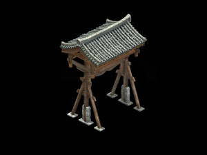 tang-street-menfang 12 3D 模型