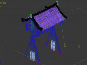 tang-street-menfang 12 3D 模型