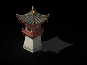tang-street-gate tower 36 3D Model