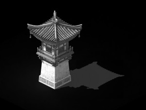 tang-street-gate tower 36 3D Model