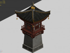 tang-street-gate tower 36 3D Model