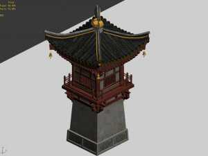 tang-street-gate tower 36 3D Model