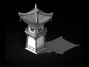 tang-street-gate building 73 Model 3D
